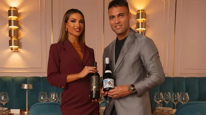 Lautaro Martínez y Agustina Gandolfo lanzaron su propia línea de vinos Malbec en Mendoza