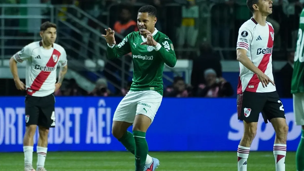 River arrancó con ilusión, pero Palmeiras reaccionó y lo eliminó de la Copa Libertadores