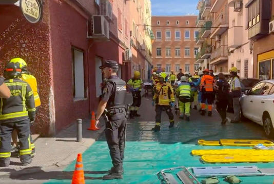 Explosión en Madrid: encuentran un segundo cadáver entre los escombros del bar