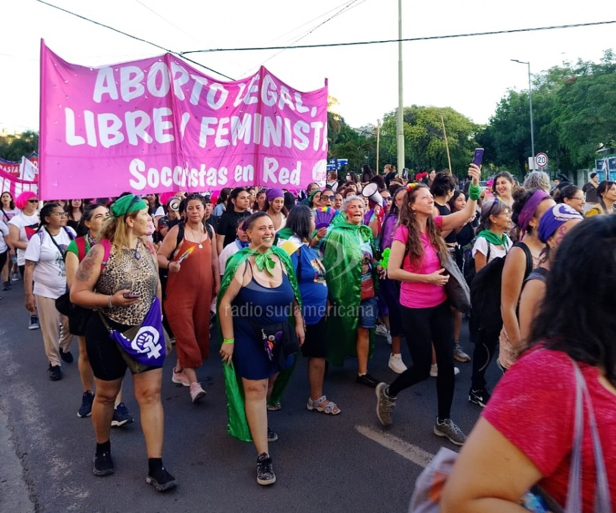 Así inició la “Marcha del Encuentro” de Mujeres en Corrientes