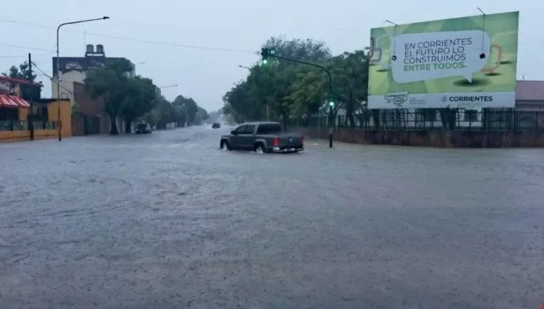 Temporal extraordinario en Corrientes: “Superamos cuatro veces el promedio lluvias para diciembre”