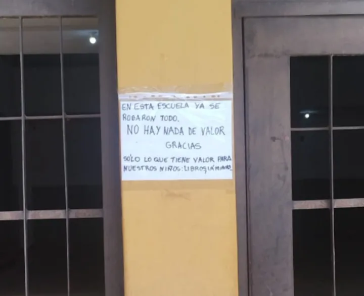 “Ya se robaron todo”, la súplica de una escuela de Corrientes a los ladrones ante los reiterados ataques