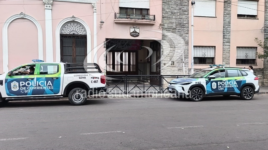 GOYA: TRAS LA AMENAZA DE BOMBA, IDENTIFICARON UN GRUPO DE JÓVENES